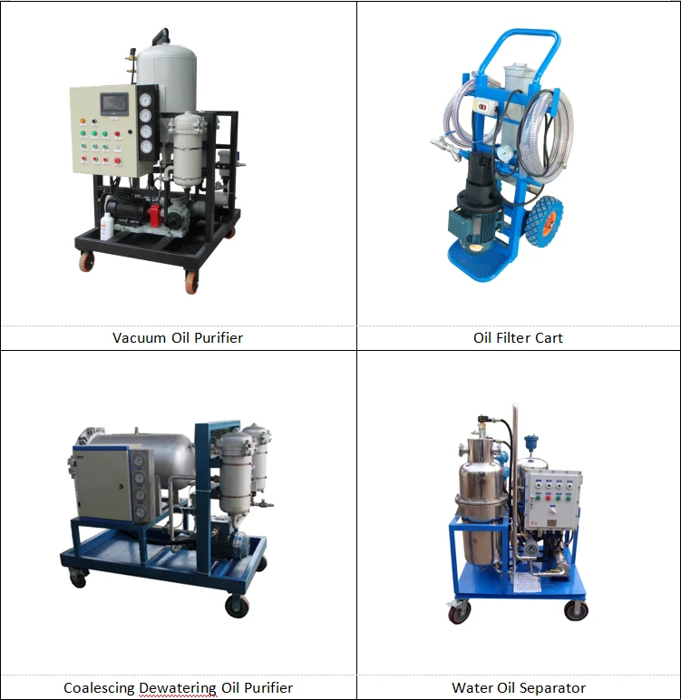 Lubricant / Transformer / Insulation Oil Recycling Machine 3 Stages Used Oil Purifier Used Oil Purifier Lubricant Oil Purifier