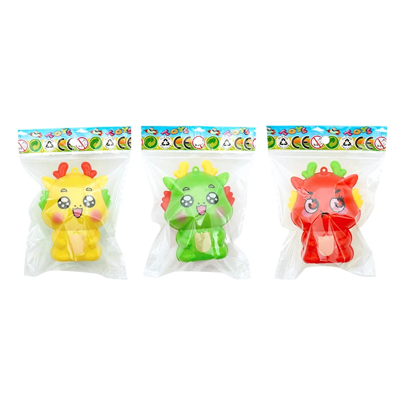 Cartoon Dragon Shaped Pull Back Push Friction Car Toys for 50 mm Capsule