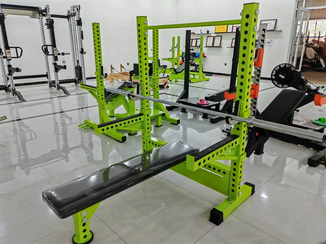 Commercial Gym fitness Equipment Adjustable Powerlifting Press Weight Squat Combo Rack