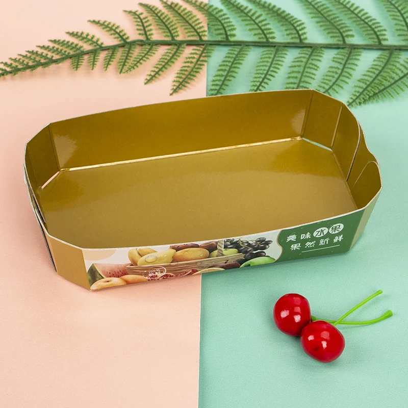 Food safety eco-paper fruits tray
