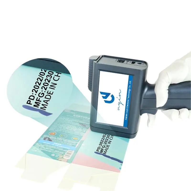 super September Uyin M10 Multi Language Handheld Expiry Date Coding Machine 12.7mm portable Inkjet Printer Gun