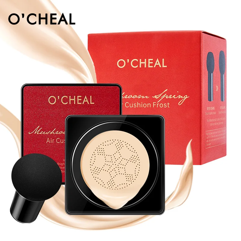 OEM Mushroom Head BB Cream Foundation Cream for Face Makeup Concealer Air Cushion for Face Base with Whitening Air Cushion
