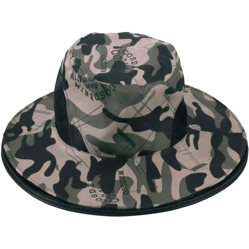 Уличная Складная регулируемая камуфляжная Защитная Кепка для лица для кемпинга сетчатая рыболовная Кепка