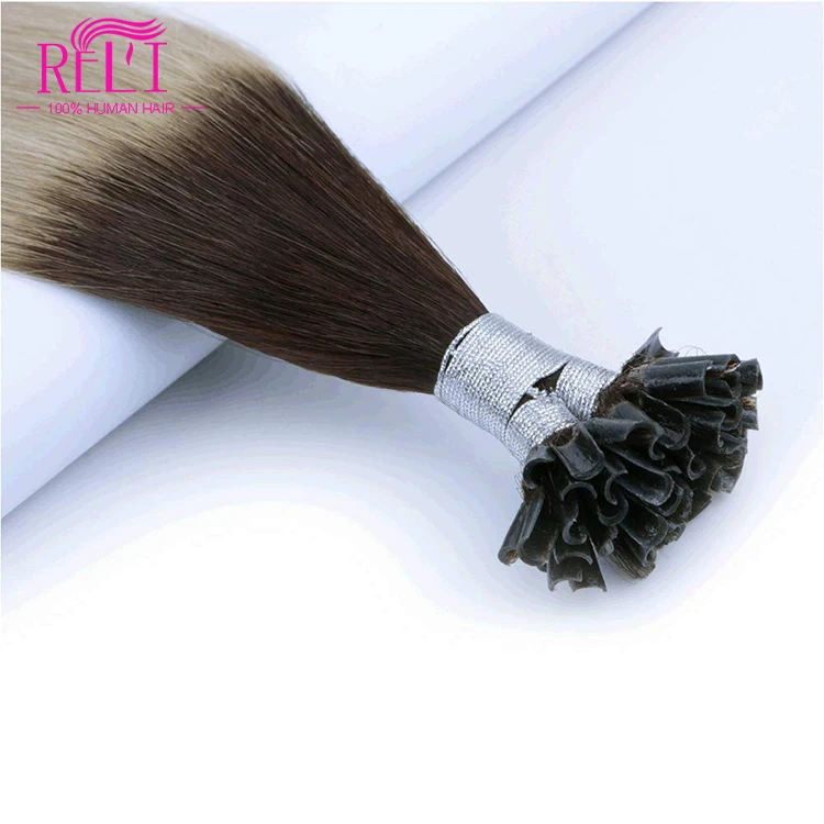 Ruili raw brazilizn virgin human hair straight hairstyles for girls how to apply keratin u tip hair extensions