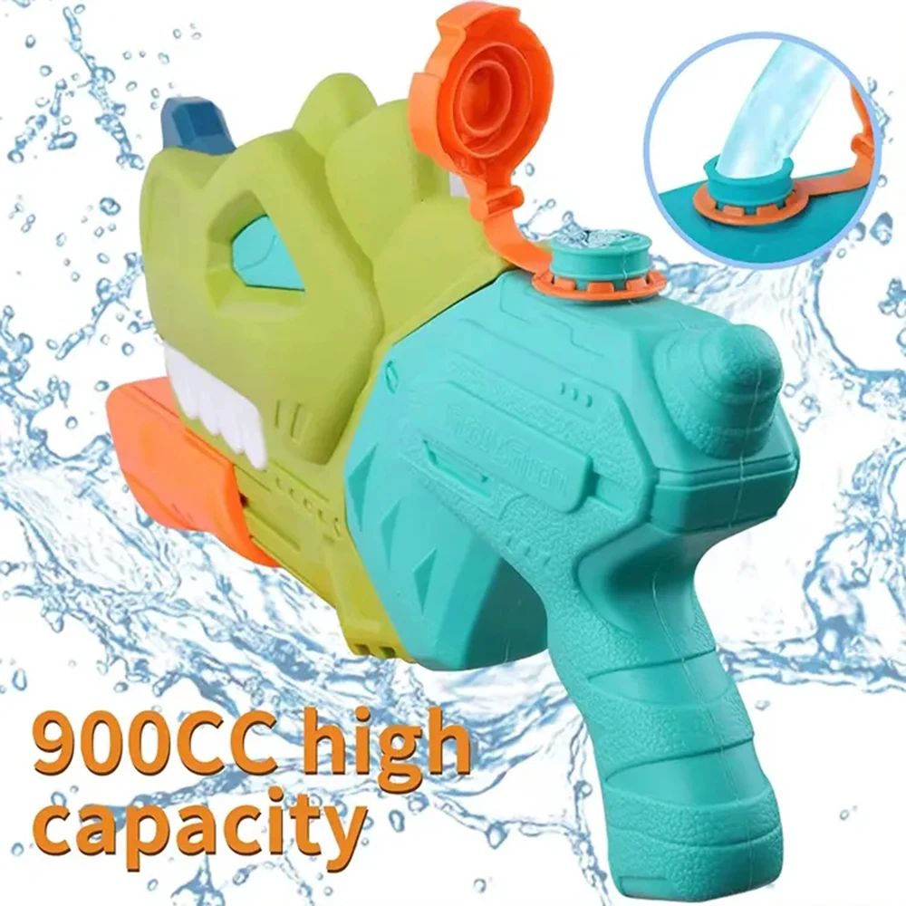 Dinosaur Water Gun Plastic Toy Kids Shooting Battle Water Gun With Ultra Large Capacity Children Summer Toy Water Game