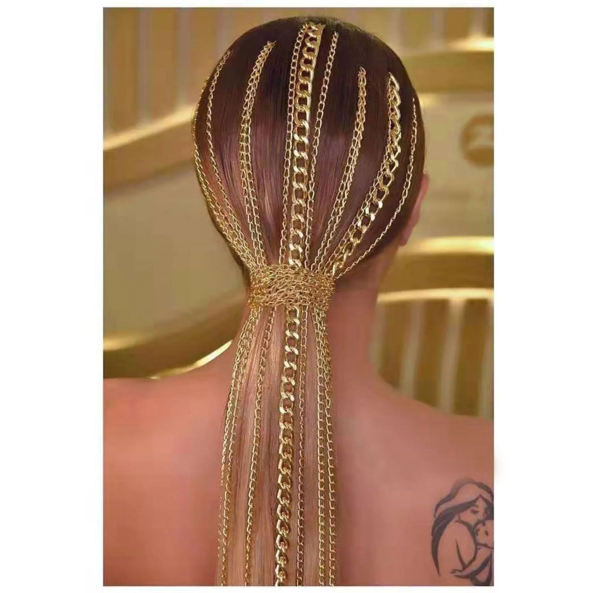 Женские шпильки для волос с кисточками, шпильки для волос в стиле хип-хоп с кубинской цепью, аксессуары для волос, украшения для головы, 2022