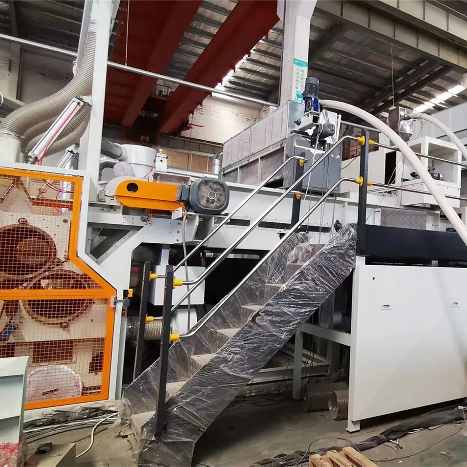 New Design Soft Wadding Polyester Fiber Sintepon Roll Making Machine Production Line For Duvet