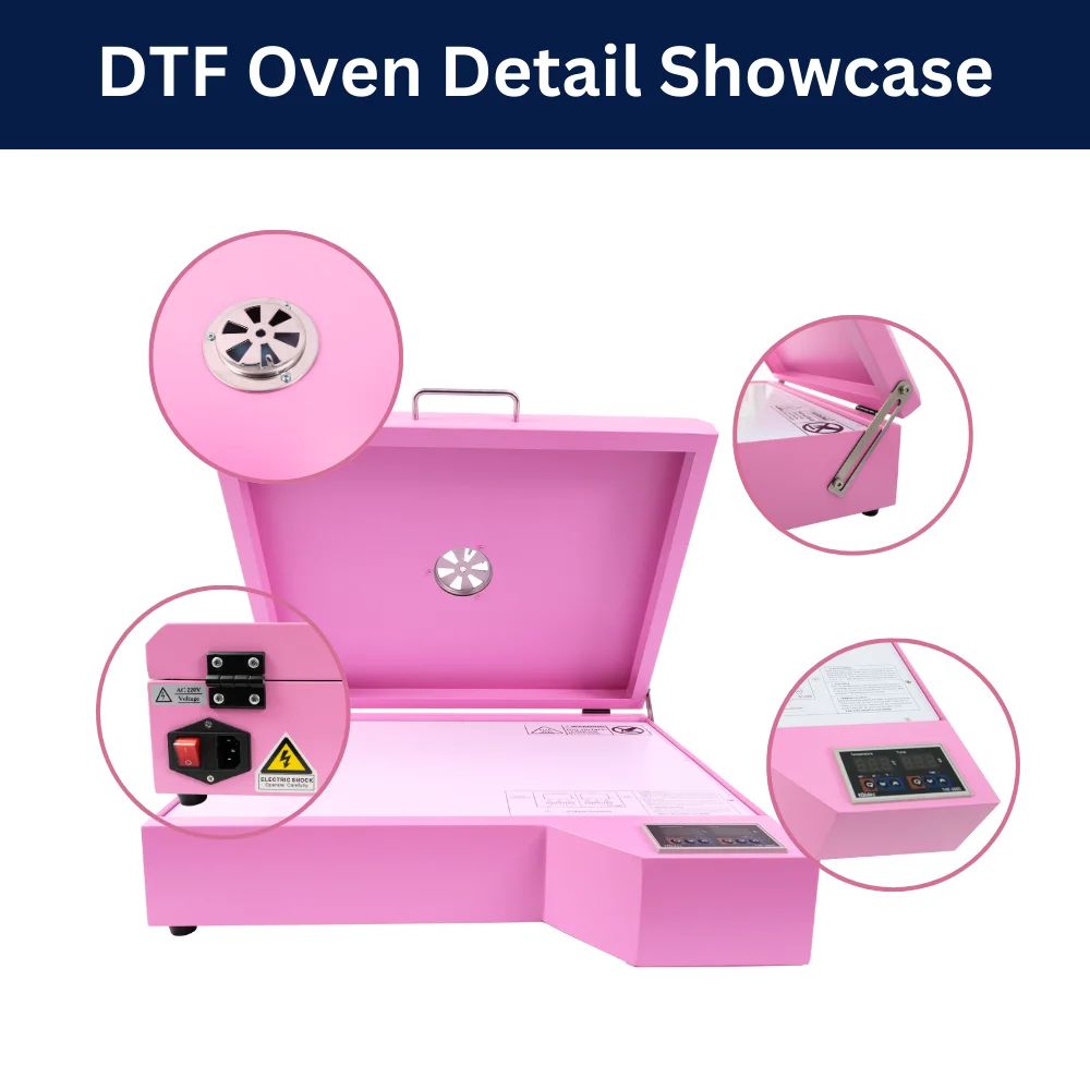 EraSmart A3 A2 Size DTF Hot Melt Cure Film Heat Curing Drying Dryer Machine DTF Oven For DTF Printer