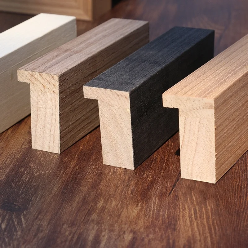 Custom Cheap Pine Wood Shadow Box Picture Mats Frames