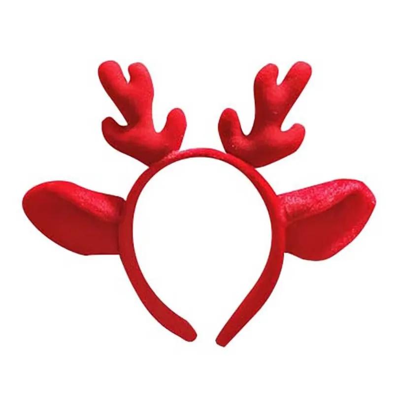 Orangee Cute Christmas Reindeer Antler Hair Hoop Kids Adults Favor Headwear Christmas Party Dressup Head Accessories