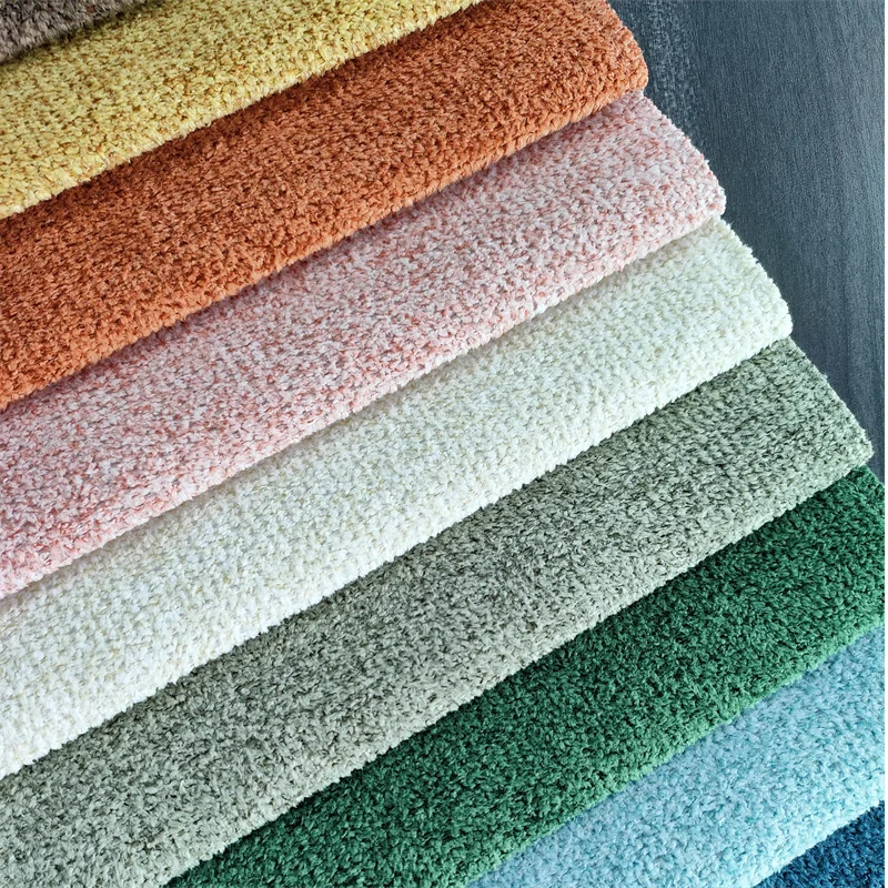 wholesale high quality wrinkle resistant polyester home textile fabric dyed yarn woven sofa cover fabric