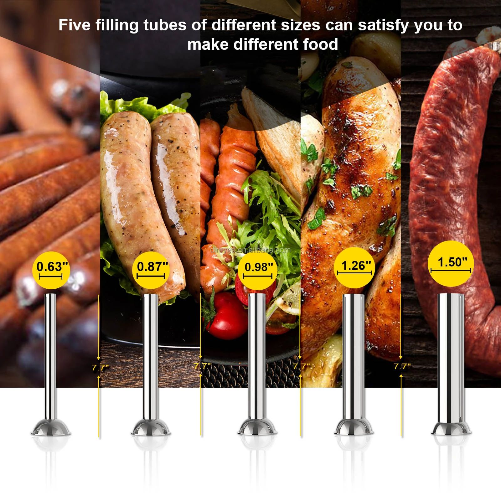 10l 25lb Electric Commerical Sausage Stuffer Stainless Dual Speed Price