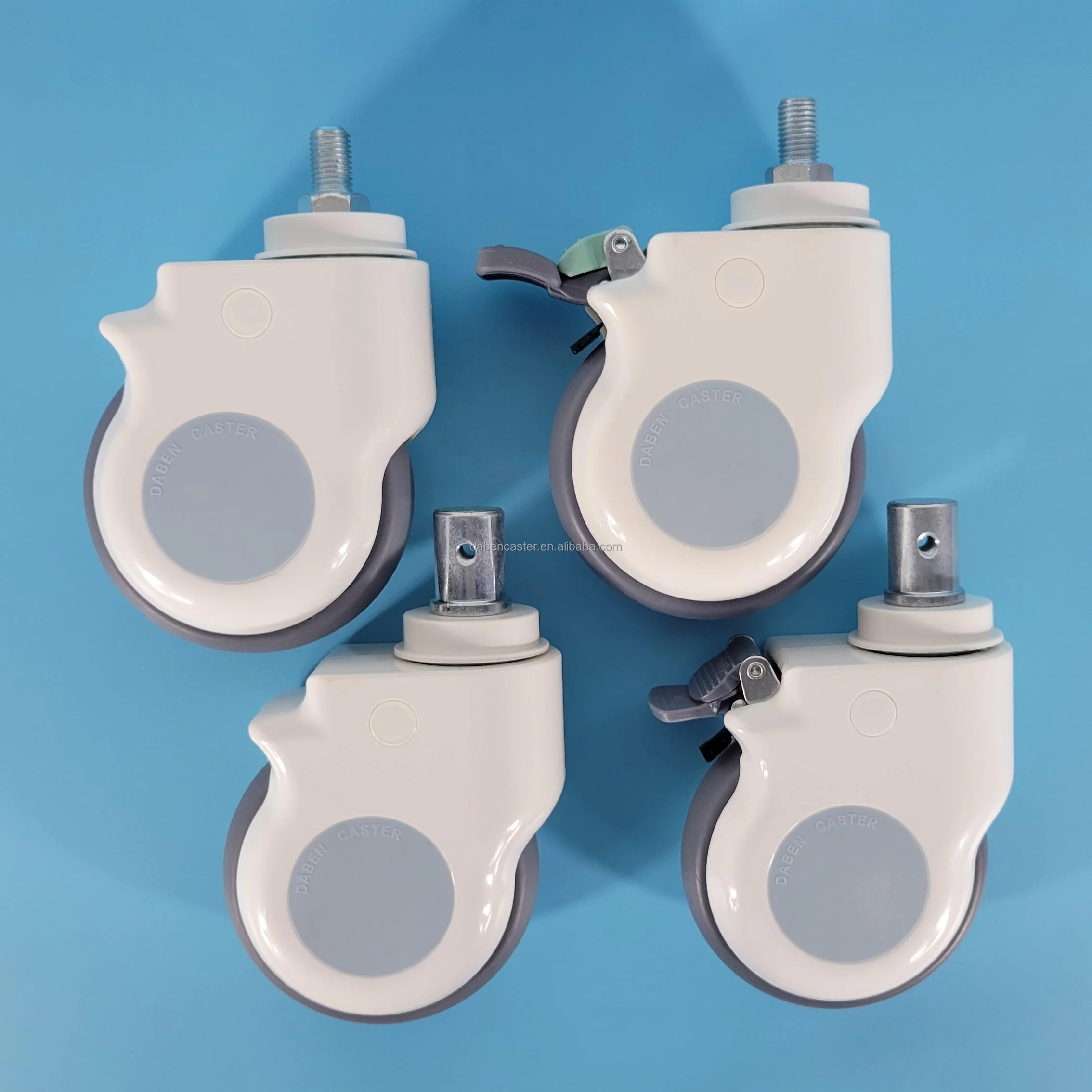 5 inch hospital bed caster medical wheels 125mm for clinical beds