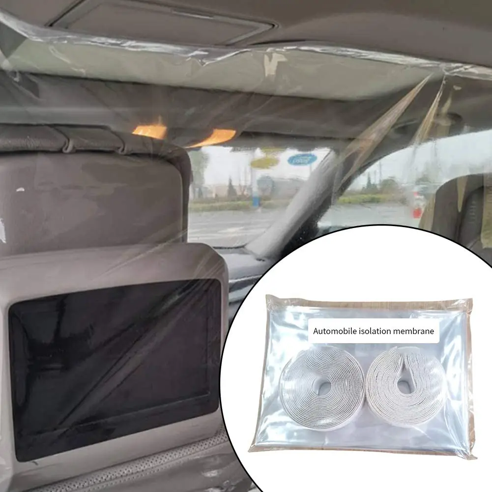 Hot Sell Taxi Isolation Film Anti-Saliva Car Seat Protective PVC Film Front and Rear