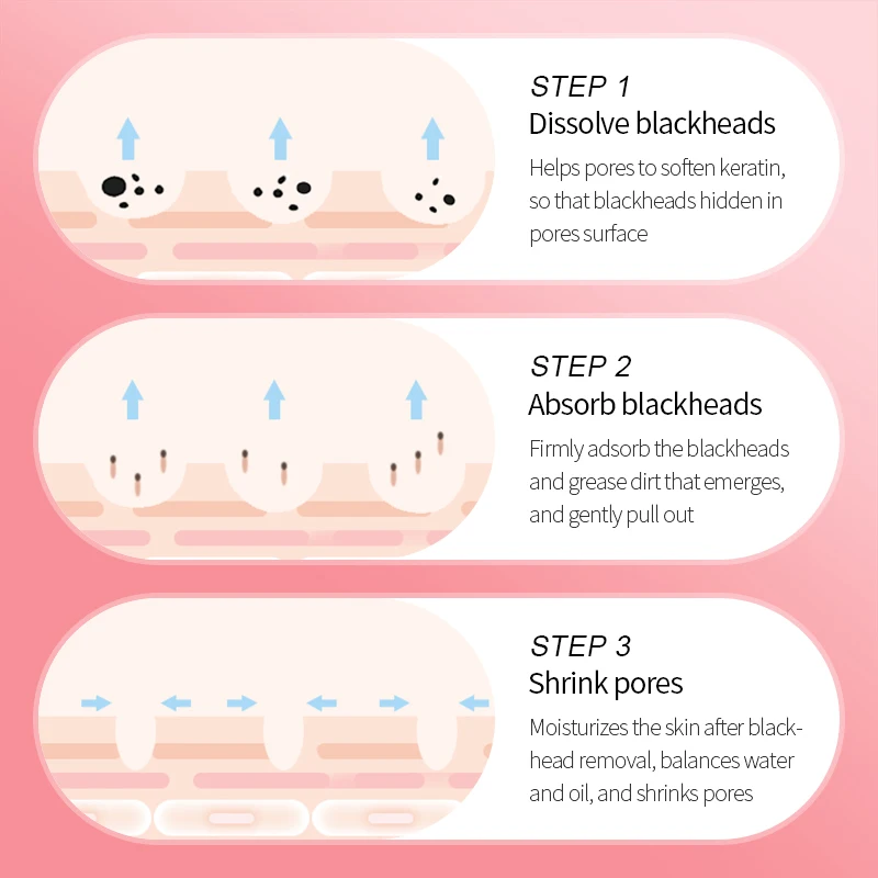 OEM SADOER Natural Remove black heads nose mask patch deep cleansing shrink pore Oil control Nasal membrane