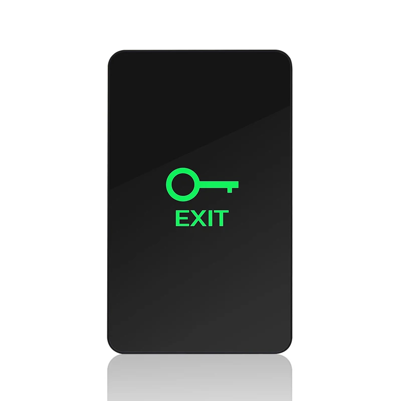 Camel Door Release Black Touch Button with led Indication for Access Control