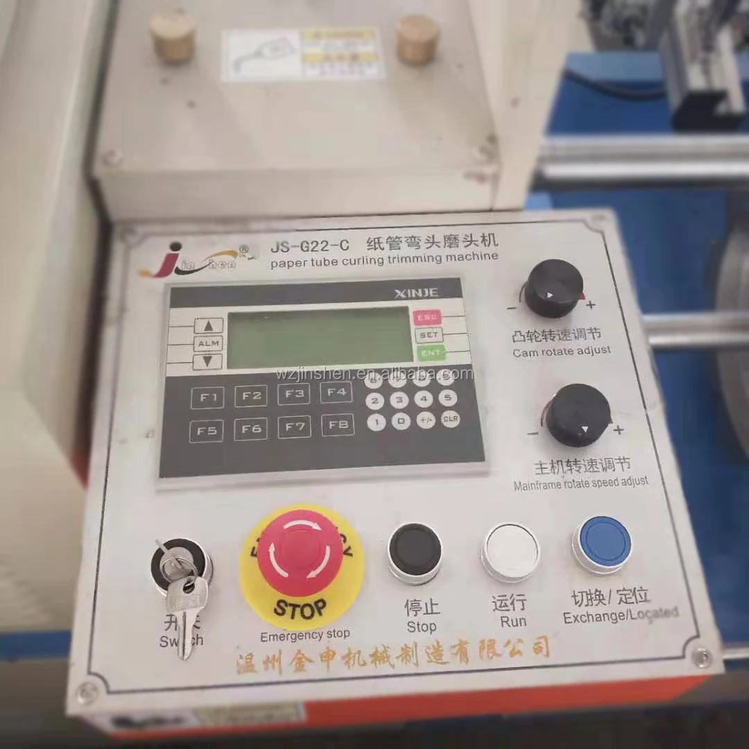 Hot Sale Paper Tube Core Crimping Curling Machine JS-G22-C/CI