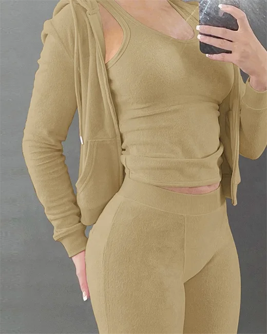 Lounge Wear Suit Terry Towel Crop Top And Joggers Womens Pajamas 2 Pieces Set Embroidery Home Clothes Sleepwear Tracksuit Women