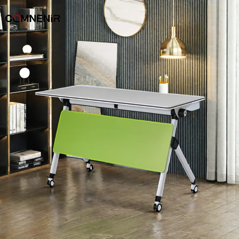 Customizable Contemporary Folding Training Table with Chair for School & Conference Rooms Direct from Factory