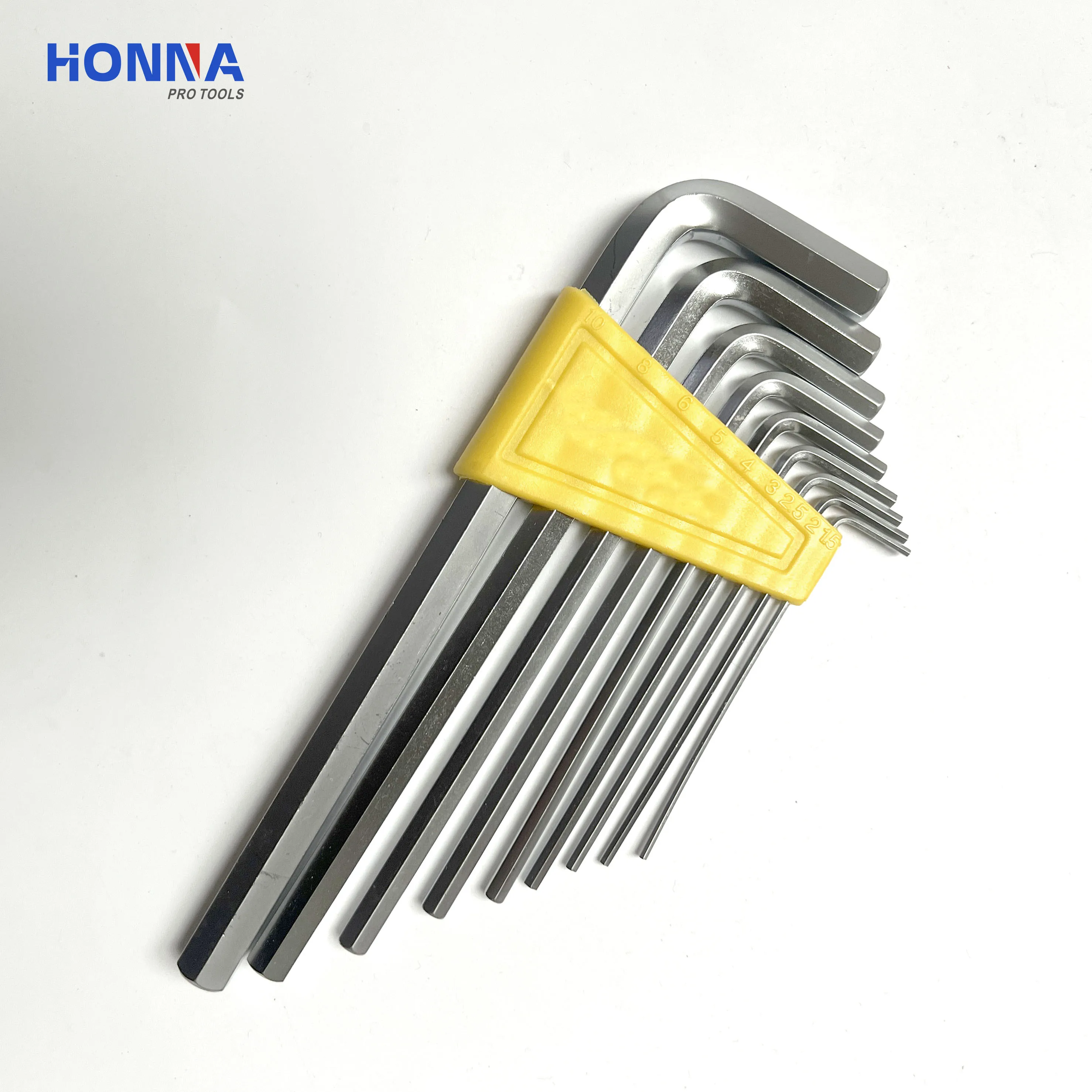 Hot Selling CRV Steel 9pcs Hex Key Set Factory Outlet Square Long Arm Allen Wrench Hot Item