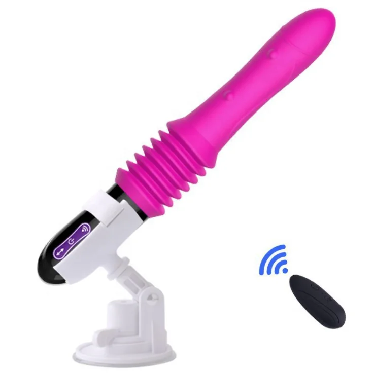Woman Dildo Sex Toys Automatic Telescopic Masturbation Vibrator Machine Remote Control Electric Dildo Vibrator