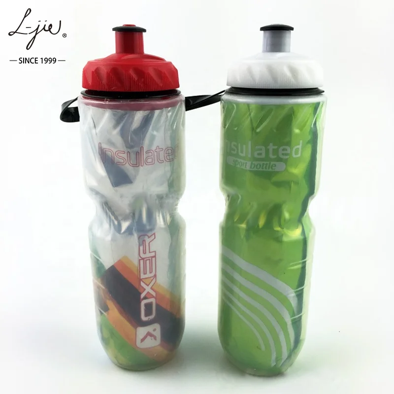 LDPE Plastic Logo Customized 650ml Bicycle Sport Water Bottle BPA free plastic sport water bottle