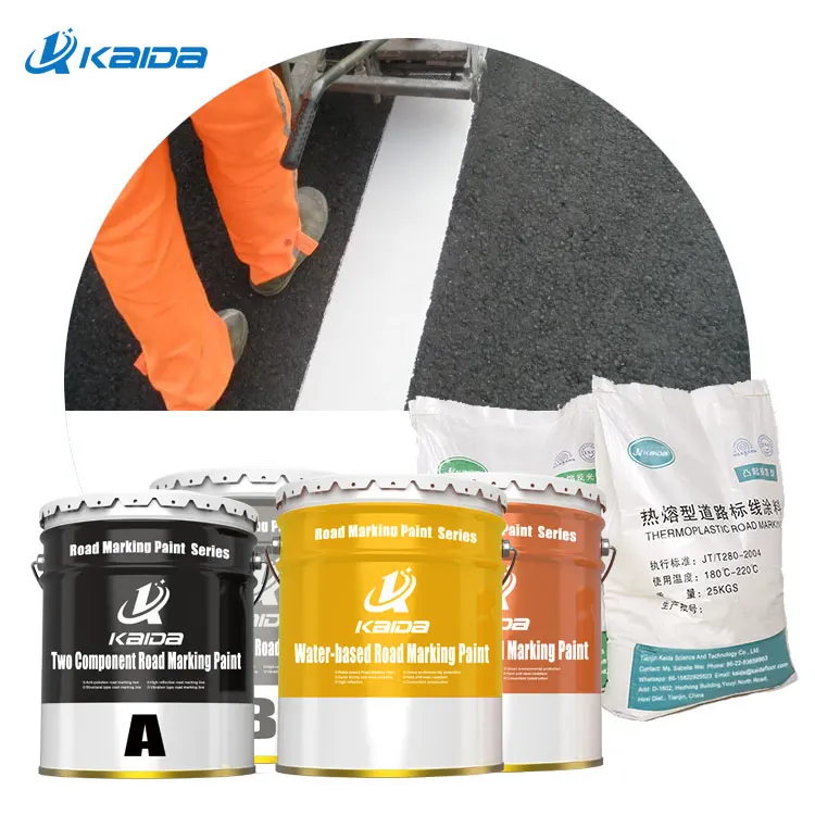 Low Price White Non-Flammable Acrylic Road Painting Machine Road Marking Paint Machine