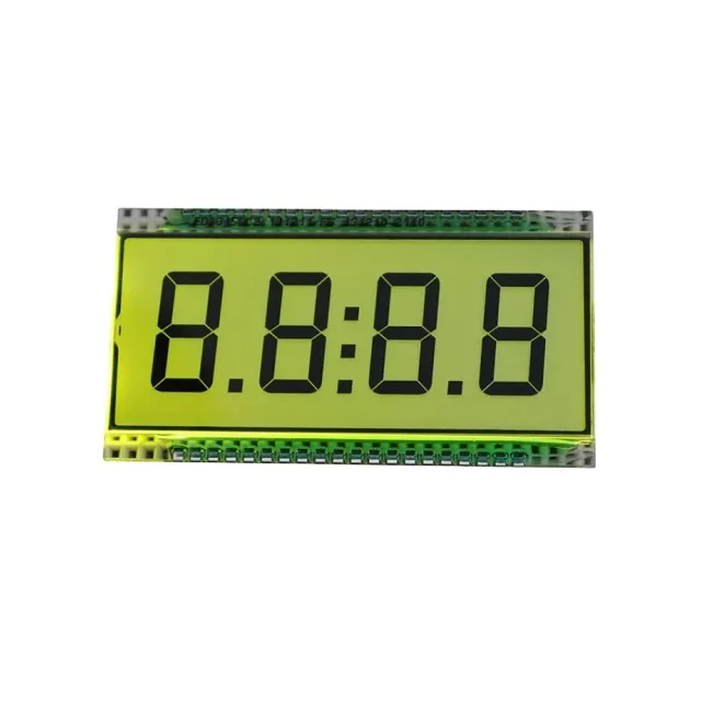 HTN Display Monochrome Lcd Module 4 Digit Lcd Screen Panel