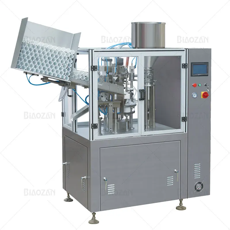 
Full Automatic Ultrasonic Soft Cosmetic Tube Hydrogel filling and sealing machine packing machinery 