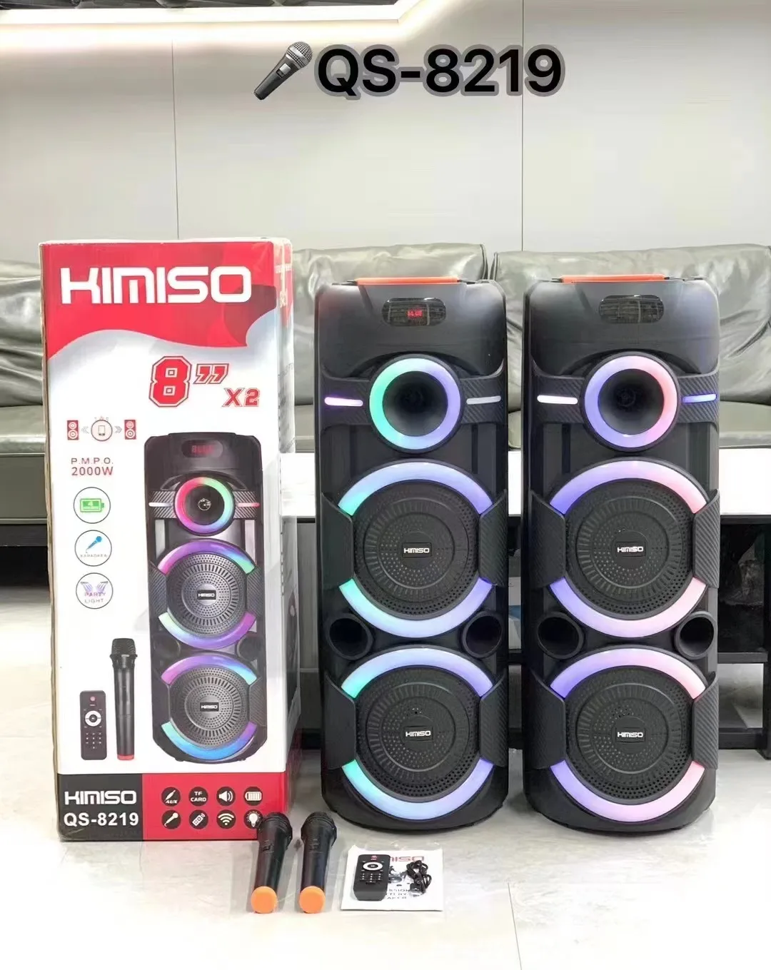 China Supplier dj speaker s speaker with led light kimiso portable speaker