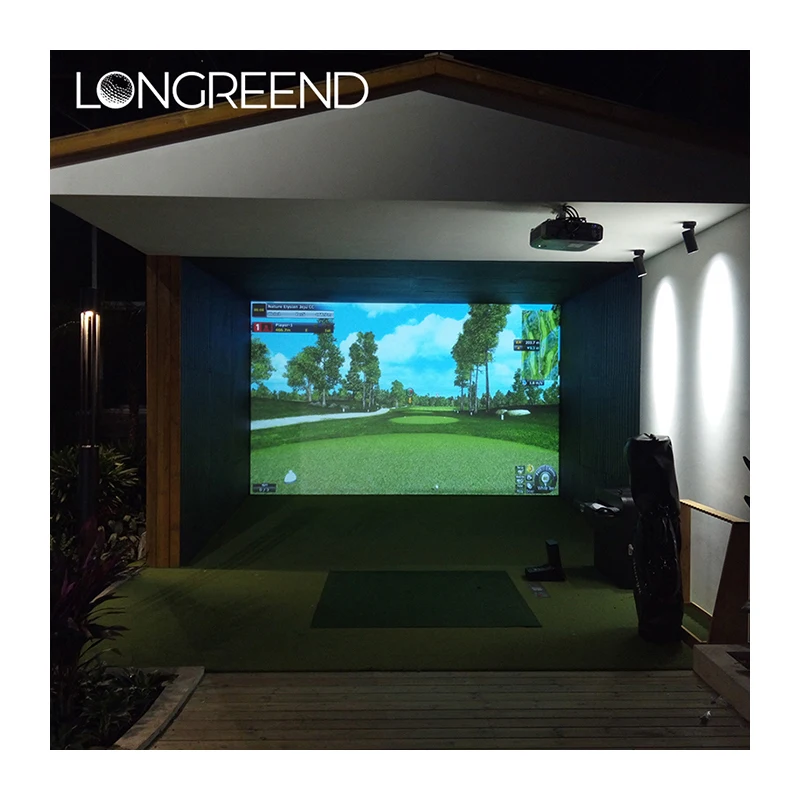 LONGREEND Indoor golf HD 3D game home entertainment equipment worldwide