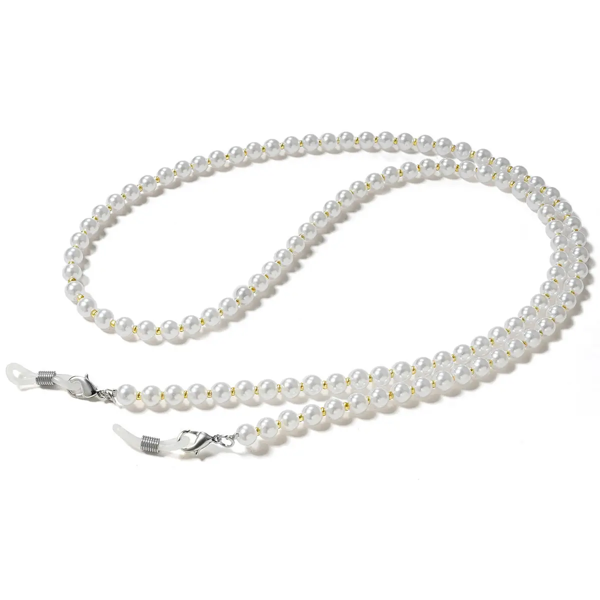 Custom sunglasses chains glasses necklace eyewear retainer pearl beaded eyeglass strap holder for women