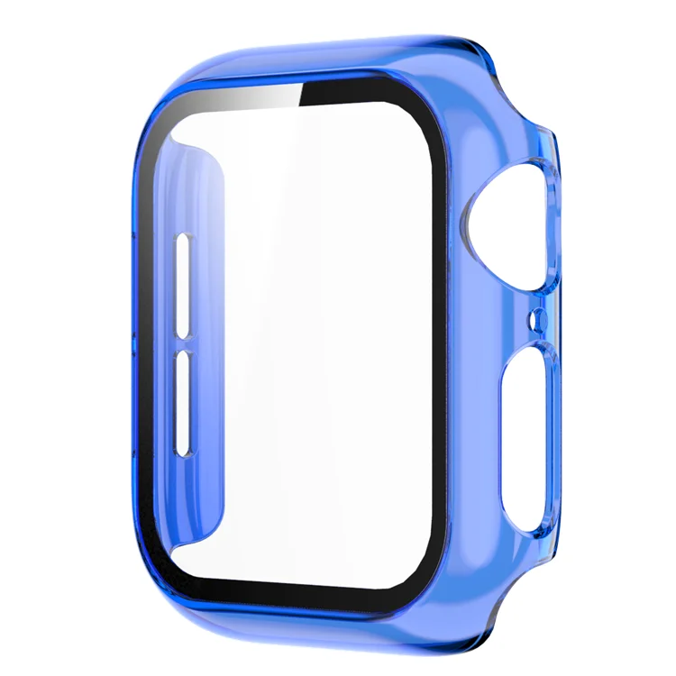 Мягкий ТПУ Цельный с закаленным стеклом защитный чехол Полная защита чехол для apple watch Роскошный чехол