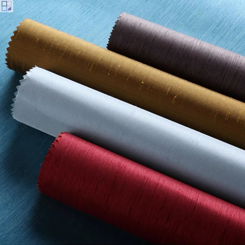 Luxury hotel wall paper non-woven silk fabric wallpapers for bedroom wall covering