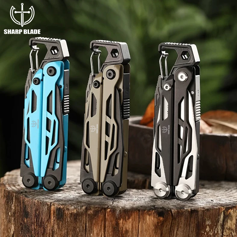 Multipurpose pliers high end folding pocketknife pliers hand tool 13 in 1 mini multi-function stainless steel plier