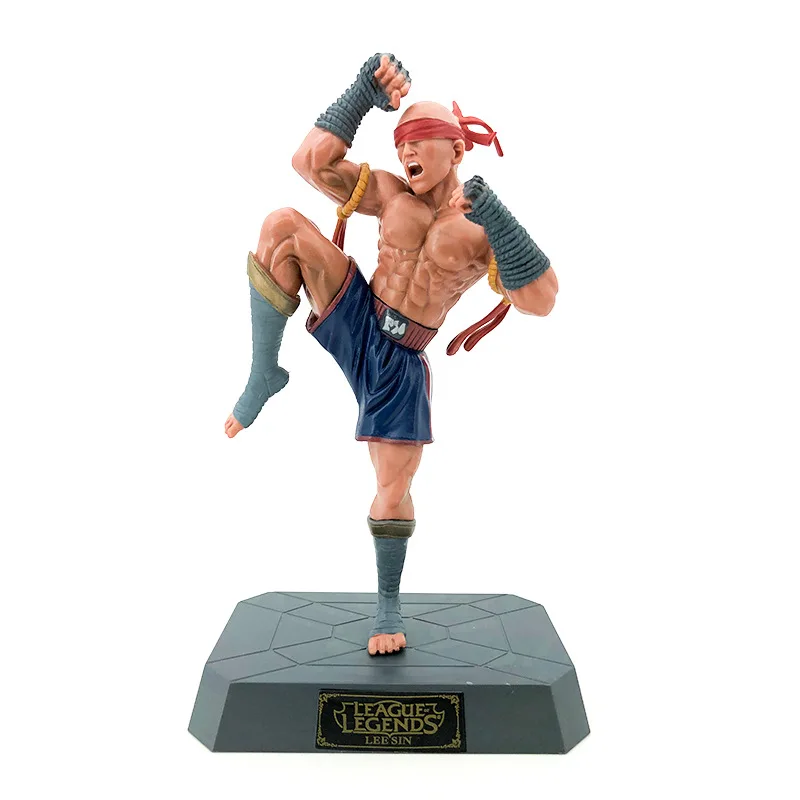 The supreme fist blind monk pvc figure league of legends figures ornaments wholesale 3d figures
