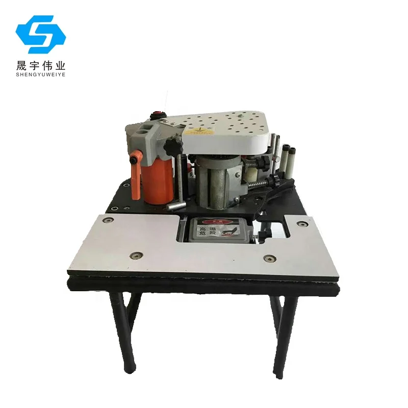 Удобный портативный Кромкооблицовочный станок мини Бандер машины используется для деревянной мебели