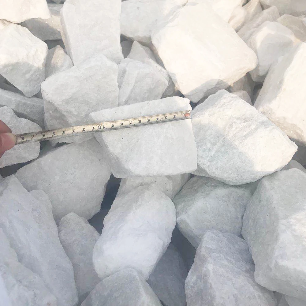 Landscaping Decorative Marble Rock Stone White Marble Natural Rocks For Gagion Filling