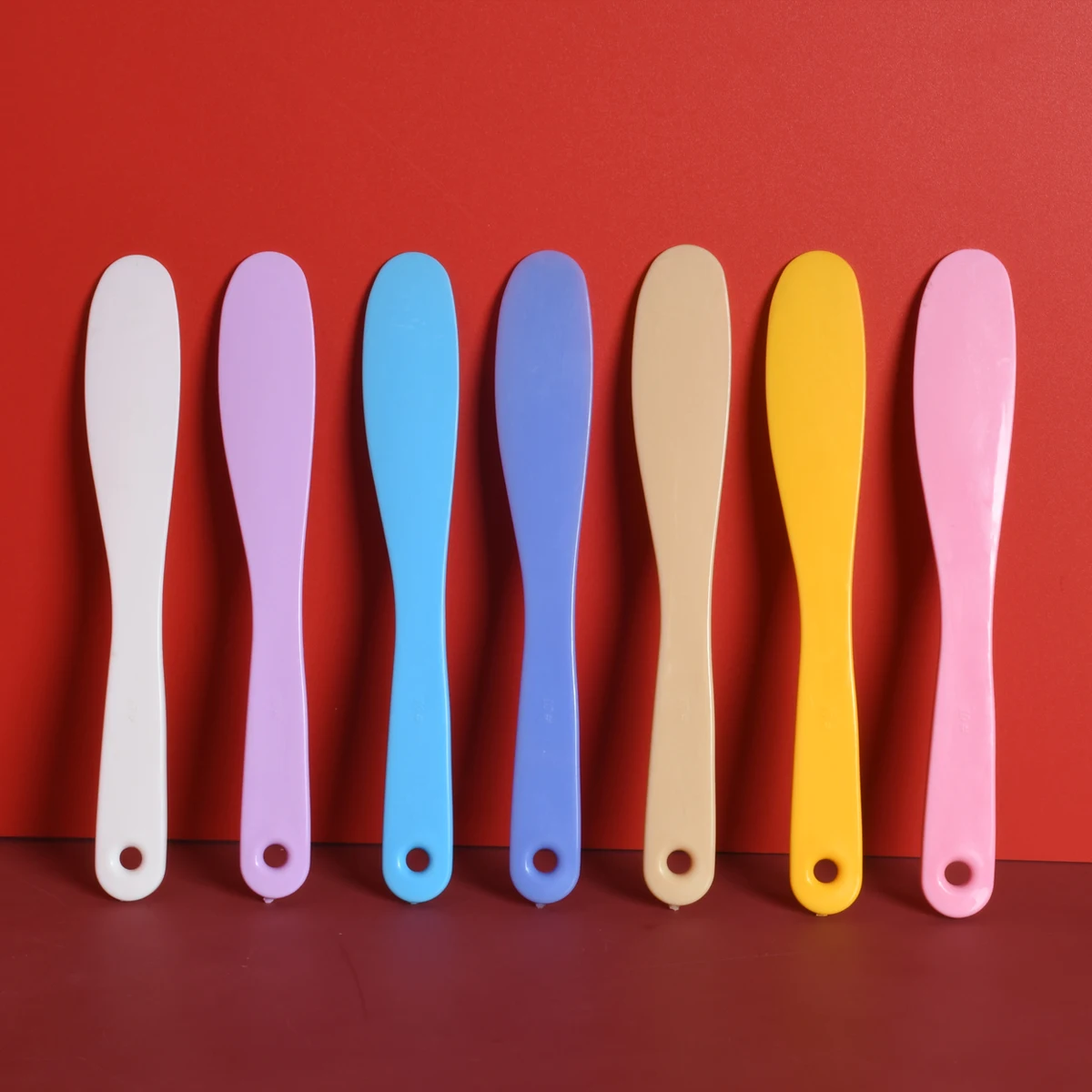 Wholesale Pp Plastic Cosmetic Facialmask Spatula Big Size Stirring Stick Plastic Body Scraper Alginate spatula