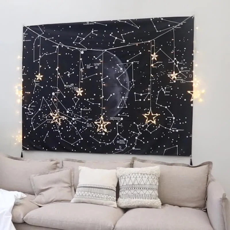 Custom Printing Hanging Blankets Wall Hanging Tapestries Bulk 2022 Popular Home Decoration Polyester Traditional * Rectangular