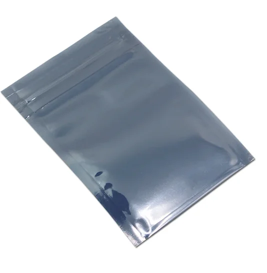 Wholesale Anti Static Shielding Bag Zipper Translucent mylar ESD Packaging Sealable for led strip hard disk circuit