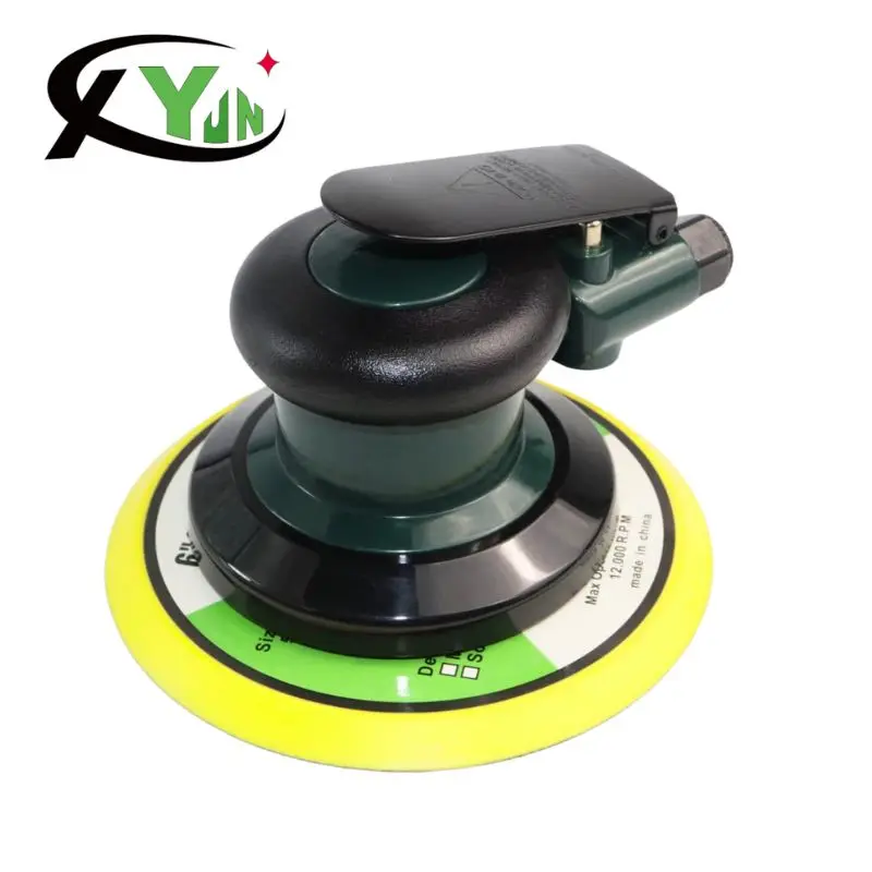 5/6 Inch Pneumatic Air Sander Polisher Tool Polishing Random Orbital Palm Machine Grinder for Car Paint Care Rust Removal