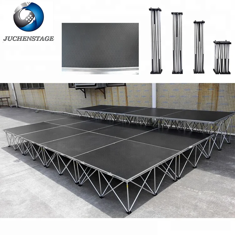 Outdoor Aluminum Event Mobile stage color concert podium assemble stage portable stage