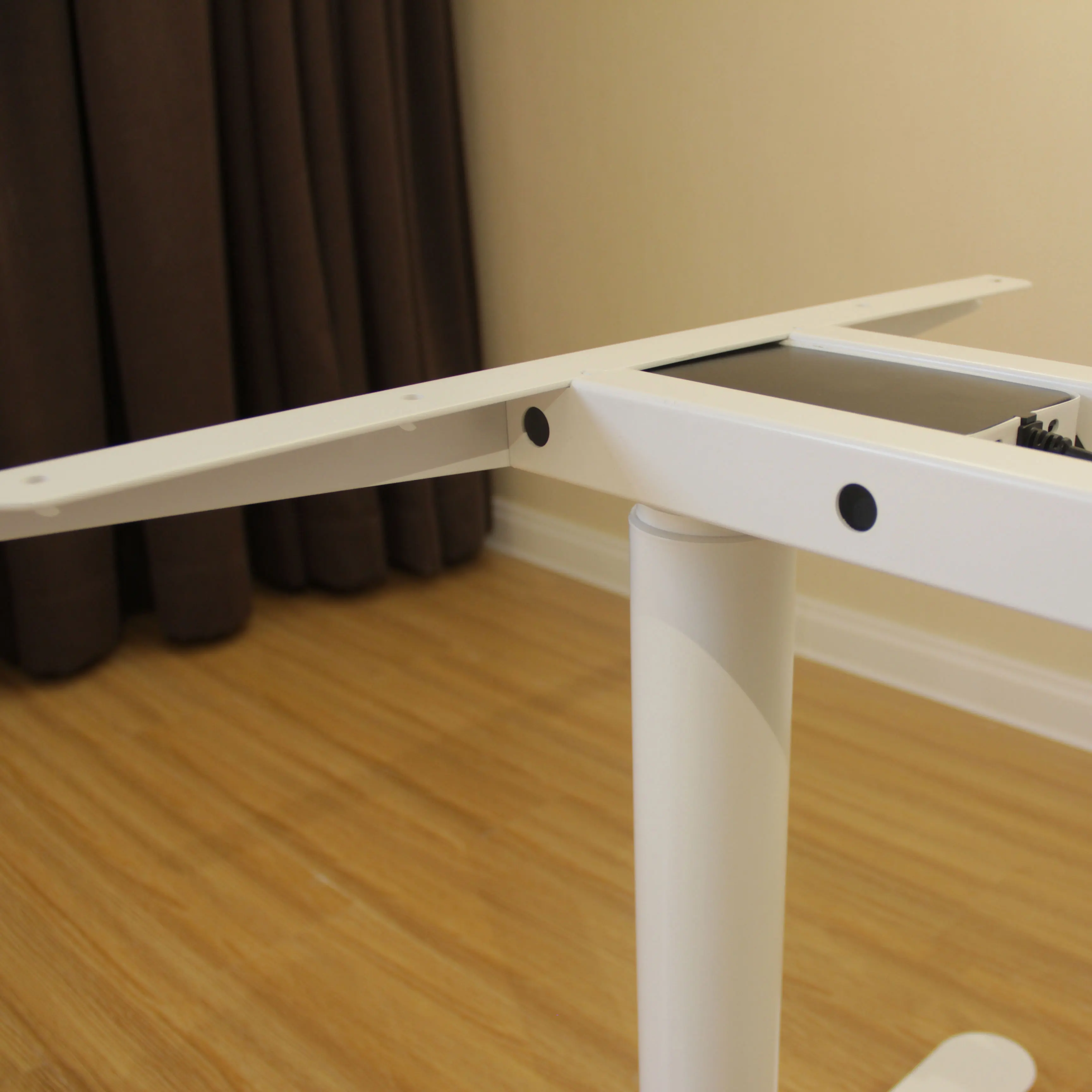 electric height adjustable desk frame with extension leg
