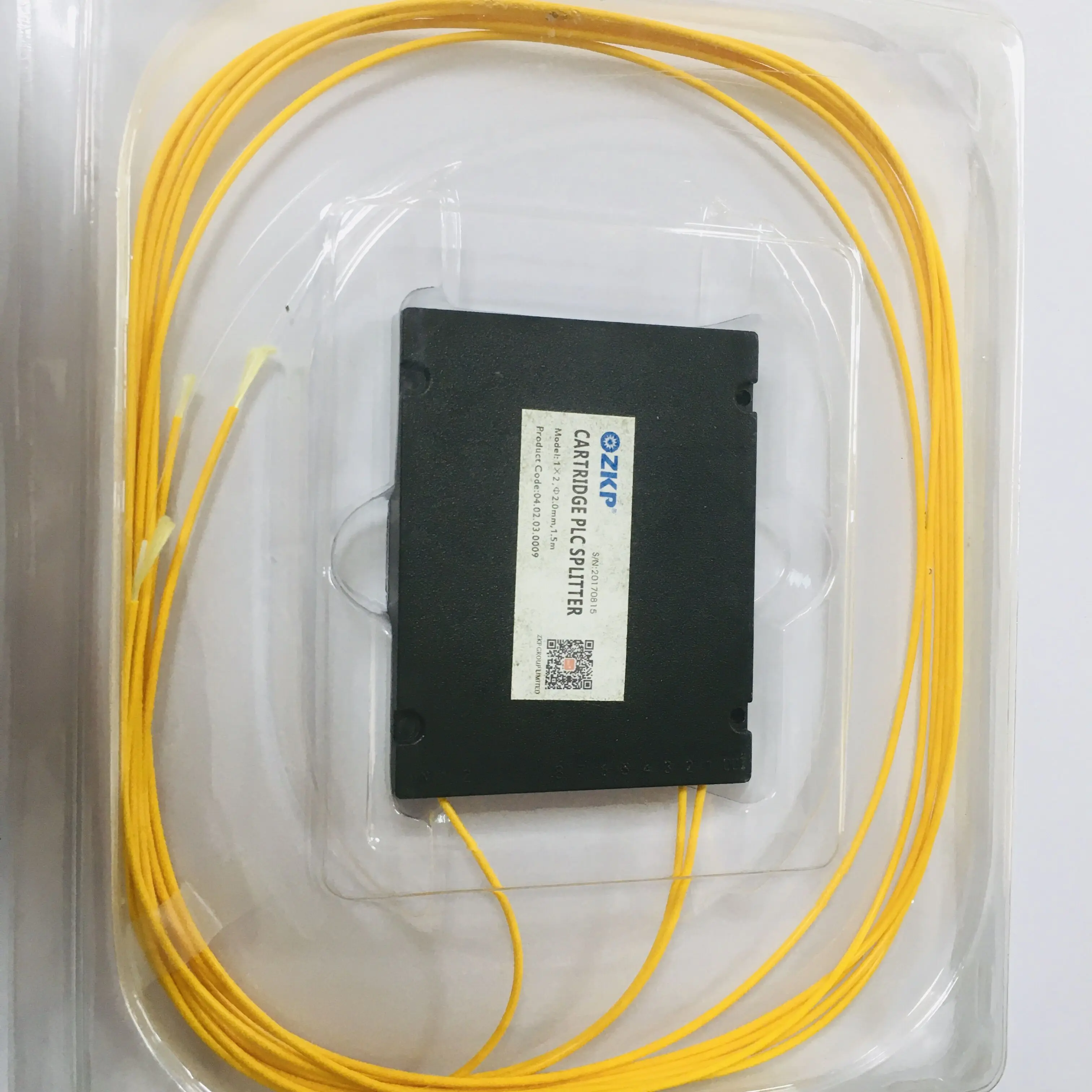 FTTH сеть 1*2 SC/APC Волоконно-оптический сплиттер ABS картридж box PLC