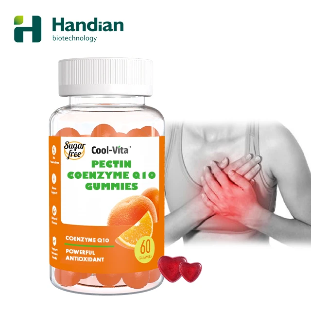 Sugar Free Coenzyme Q10 Gummies with Powerful Antioxidant for Healthcare Supplement