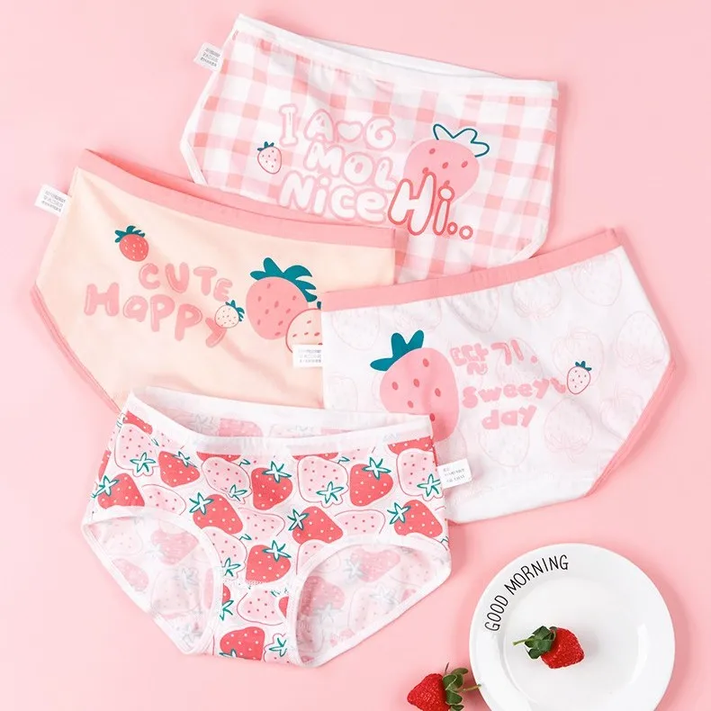 Children Underwear Kids baby Girls Cute Print Briefs cotton underwear for kids girls