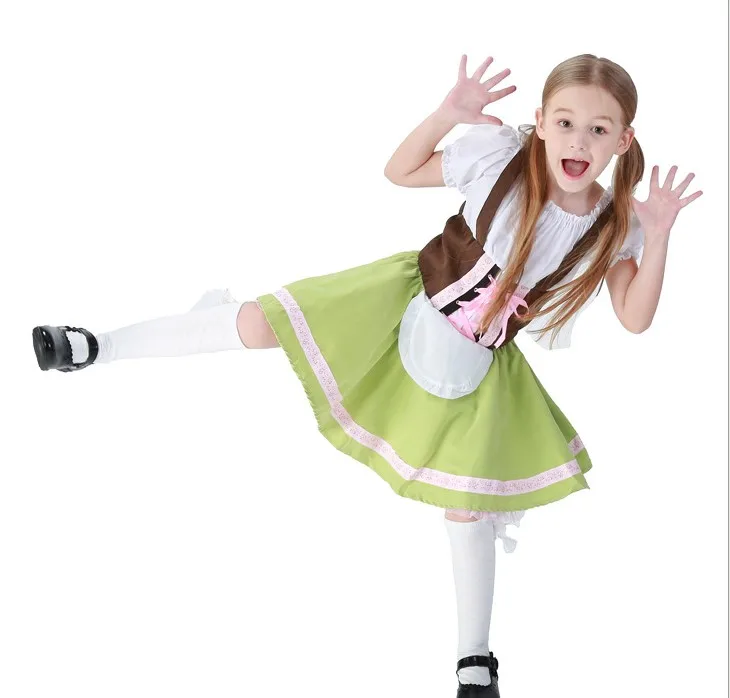 German Oktoberfest Costumes GirlsParent-child  Maid Costumes Kindergarten Performance Costumes