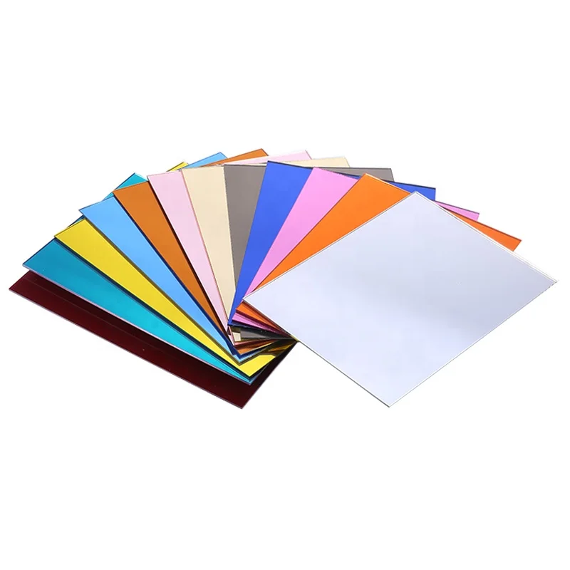 Wholesale Hot Sell Gold Rose Acrylic Mirror Sheet Plastic Mirror 4ft*8ft