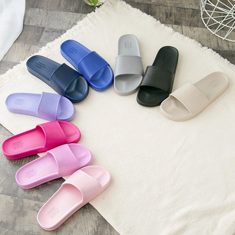 
luofu 2021 latest style EVA material home shower no slip slipper for ladies 